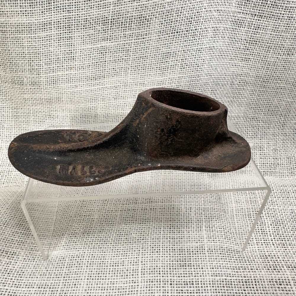CL‎ Mall Cast Iron Child Shoe Form Cobbler Foot 6 3/4" Antique Shoemaker Tool